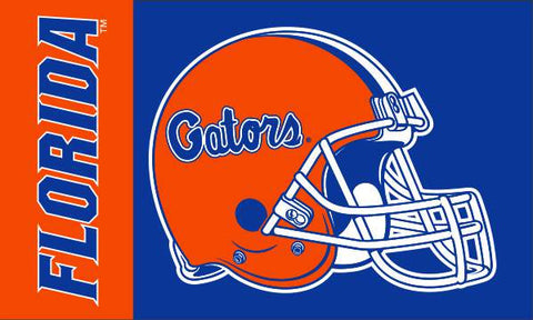 Florida Gators Football Helmet Flag