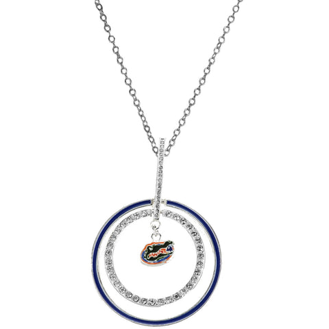 Florida Gators Dazzle Hoop Necklace