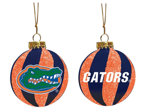Florida Gators Sparkle Glass Ball Ornament